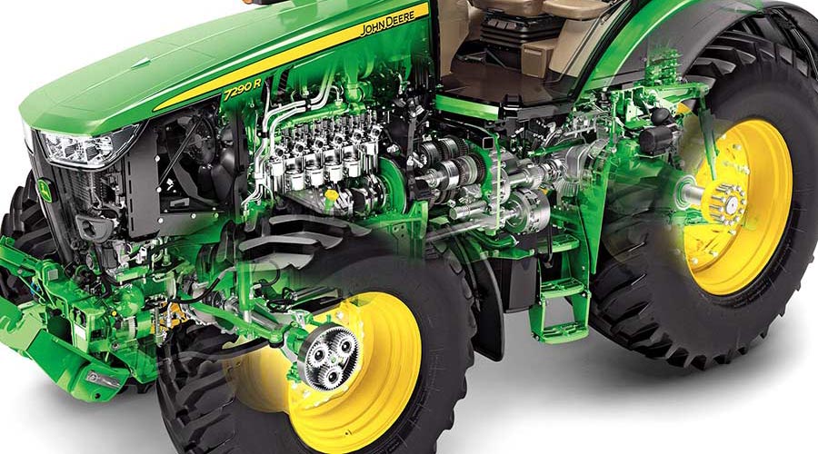 tractor cutaway
